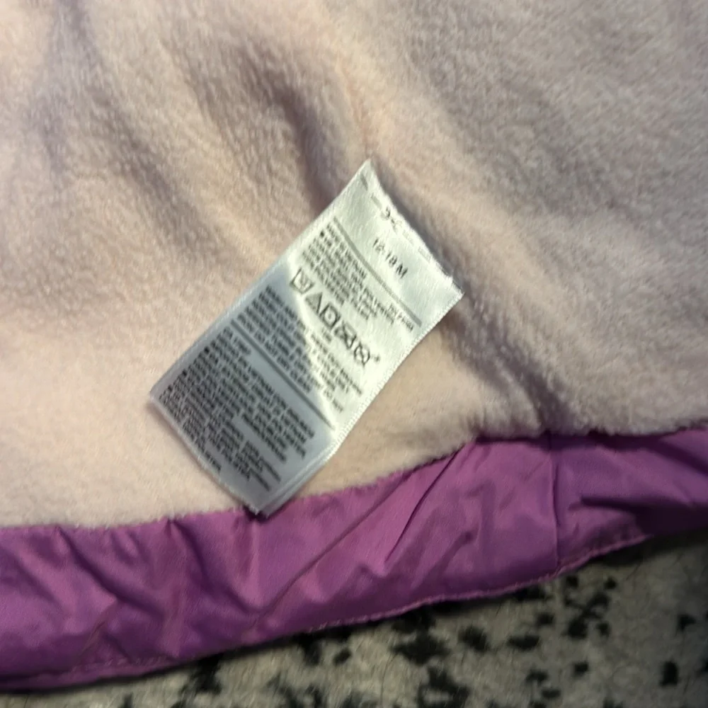 Old Navy Purple Frost Free Puffer Jacket 12-18 Months